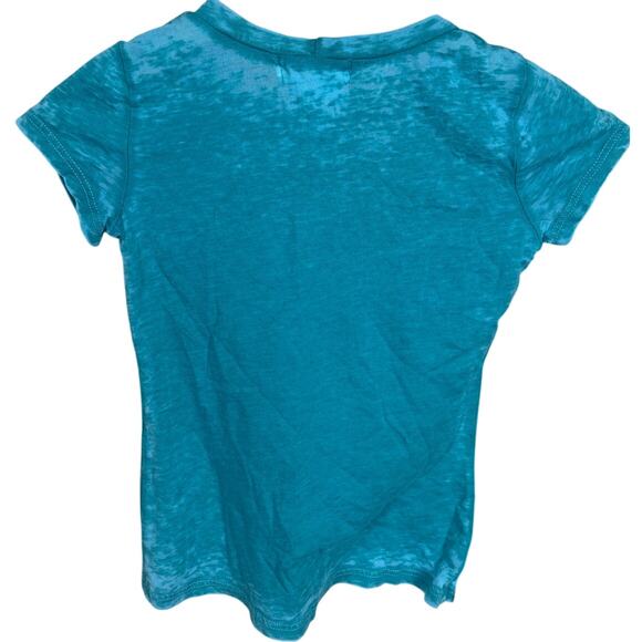 Y2K Ta-eam Collection Small S Heart Blue Graphic T-Shirt NWT - Picture 3 of 5